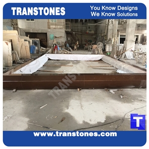 Artificial Stone Reception Desk Durability Office Table Hotel Lobby Desk Reception Counter Modern Office Furniture
