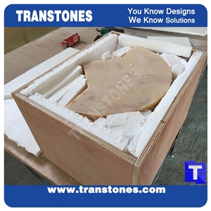 Translucent Artificial Alabaster Tabletop Panel