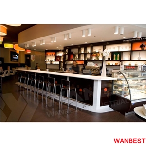 Modern Acrylic Restaurant Fast Food Pub Wine Bar Counter Cashier Table