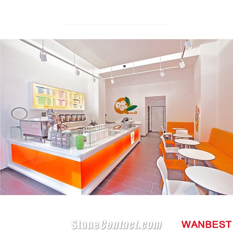 Modern Acrylic Restaurant Fast Food Pub Wine Bar Counter Cashier Table