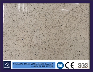 Artificial Quartz Stone Bs1311 Star Beige Solid Surfaces Polished Slabs & Tiles Engineered Stone for Kitchen Bathroom Counter Top