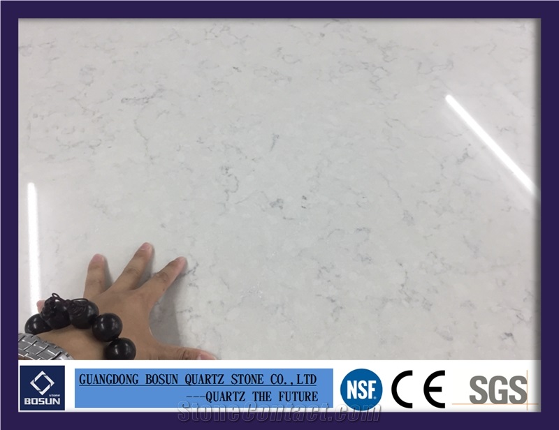 Artificial Quartz Stone Bs3313 Royal Botticino Solid Surfaces Polished Slabs & Tiles Engineered Stone for Kitchen Bathroom Counter Top