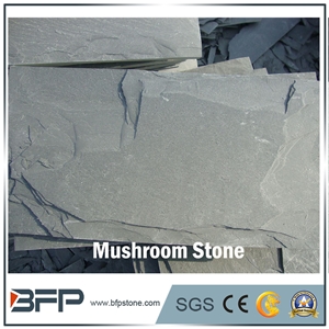 Chinese Black Slate Mushroom for Facades Of the Villa and Other Building