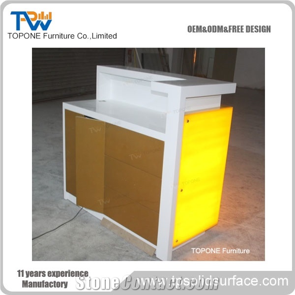 Custom Design Artificial Stone Bar Countertops, Interior Stone Acrylic Solid Surface Bar Table Top Furniture Design Oem