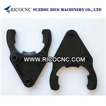 Hsk40e Toolholder Forks, Black Tool Cradles for Mikron, Hsm Tool Grippers for Hsk40e, Plastic Tool Clips for Hsk40e Tool Holders