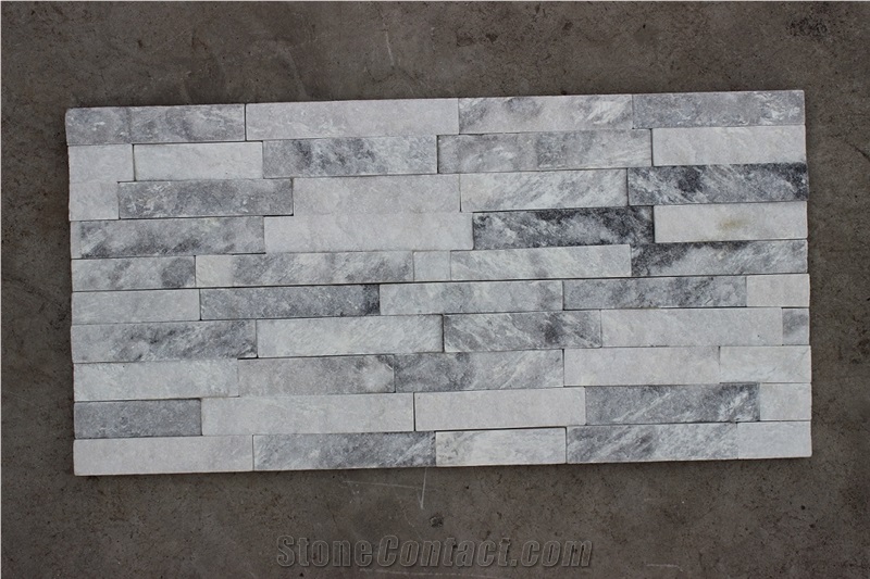 Sparkle Ice Grey Quartzite Ledger Stone Wall Panels,Sparkle Ice Grey