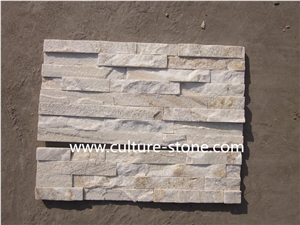White Quartzite Ledger Stone Wall Panels,White Color Ledgestone Veneer,White Ledgestone Decorative