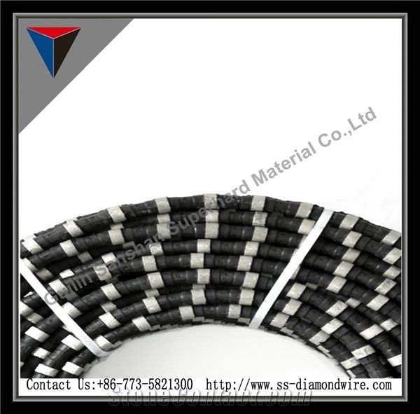 11mm/11.5mm/11.6mm Diamond Wire Saw Cutting for Marble Quarrying