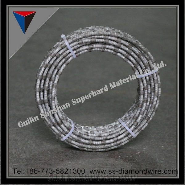Diamond Plastic Wire Saw for Cutting Marble or Profiling Diamond Plastic Wire Saw to Quartz Slab Size