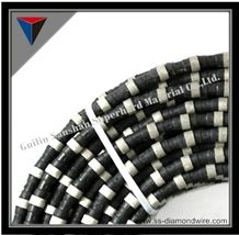 Guilin Sanshan Diamond Rubberized Wire Saw for Cutting Granite or Quarrying Diamond Cutting Wires