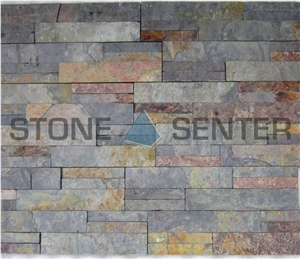 K Multicolour Wall Panel, K Multicolor Slate Cultured Stone,Ledge