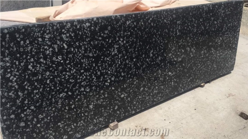 Coral Black Granite Slabs