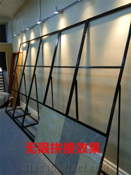 Large Frame Tile Display Waterfall Display Stand Stone Sample Display Racks Ceramic Tile Stand Marble Stands Racks Granite Stands Xiamen China