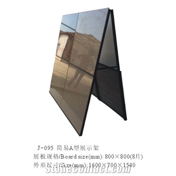 Metal Displays for Tile Marble Granite Slab Storage Racks Flooring Tower Quartz Displays Page Spinning Displays for Hardwood Sample Board Display