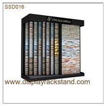 Metal Displays for Tile Marble Granite Slab Warehosue Storage Racks Flooring Tower Quartz Displays Page Book Displays for Hardwood Sliding Displays