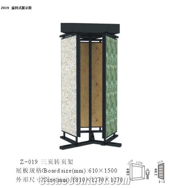 Tops Granite Staircases Artificial Stone Kitchen Countertop Tile Sample Display Bag Display Rack Stand Black Display