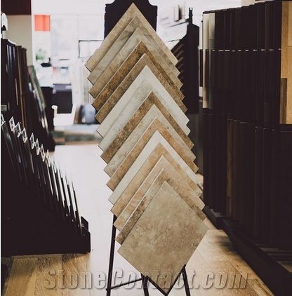 Waterfall Tile/Carpet/Granite/Marble/Onyx/Limestone/Travertine/Quartz/Basalt/Stone/Hardwood/Marble Slabs Display Rack Showroom Stand Xiamen China