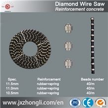 11.5mm Diamnd Wire Saw Cutting Tools for Cutting Stone ,Mining ,Multi-Purpose Diamond Wire Saw Cutting Steel