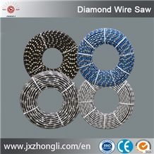 40 Beads / Meter Diamond Wire Saw Multi-Wire Saw for Block Cutting ,Cutting Reinforced Concrete