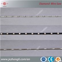 Marble Diamond Wire, Stone Cutting Diamond Wire, Diamond Wire for Wire Saw Machine 7.3mm High Strength Plastic Multi-Wire Saw for Granite Slab Cutting