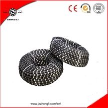 Rubberized Diamond Wire Saws for Granite&Marble Quarrying, Diamond Wire Saw Tools for Block Squaring, Durable Sintered Wire Saw for Wire Saw Machine
