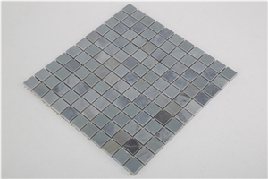 Square Mugwort Blue Marble Mosaic Tile for Backsplash