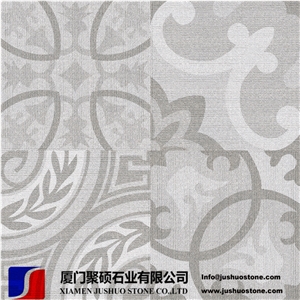 Imitation Carpet Ceramic Tile/ Fancy Tiles/Pottery and Porcelain/Grey Ceramic Tiles