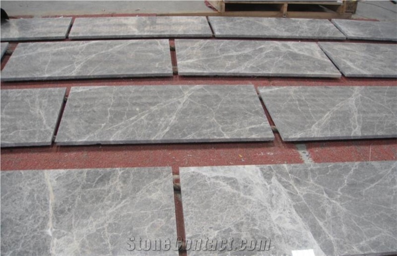 Abba Grey Marble Tiles Hotel Bathroom Surround Floor Covering,China Grey Marble High Polished Slabs for Interior Building Covering - Gofar