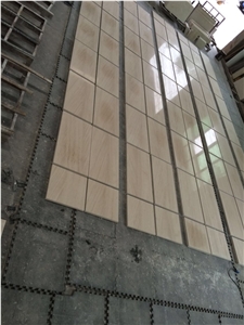 Best Discount Portugal Beige Moca Limestone Tiles Slabs Machine Cut for Limestone Flooring Limestone Wall Tiles Limestone Covering Gofar