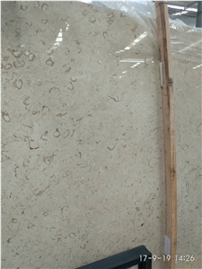 Best Quality Iran Fossil Beige Limestone Tiles Slabs Panel Cuts for Limestone Flooring Limestone Wall Tiles Shell Stones Limestone Pattern Gofar
