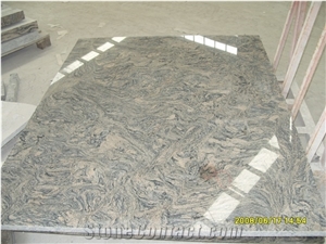 China Juparana Grey Granite Slabs Tiles, China Gray Granite G261 Granite,China Juparana Granite Panel Pattern for Exterior - Interior Wall and Floor Gofar