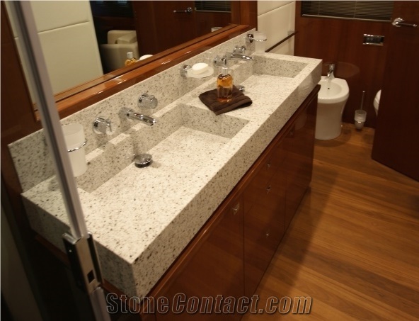 Discount Bethel White Granite Bathroom Countertops Vanity Tops