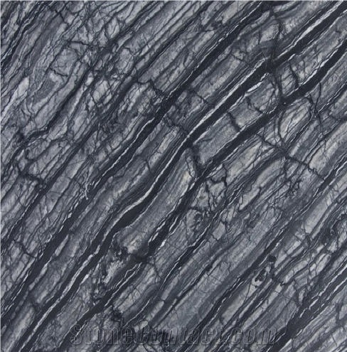 Discount Black Wooden Vein Marble Slabs Tile Panel,Floor Stepping Panel Interior Stone,Black Wood Grain Marble