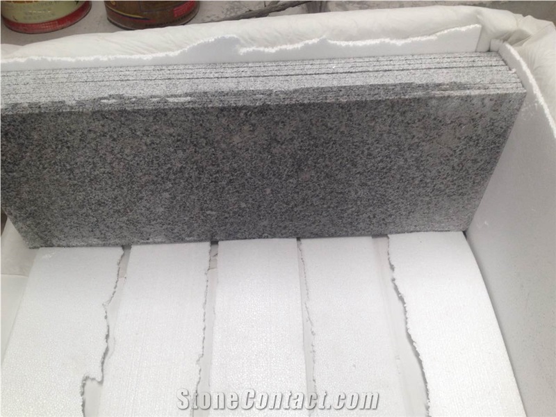 Discount China G654 Gray Grey Granite Tiles Slabs Cut for Granite Wall Covering Granite Floor Covering Granite French Pattern Interior Exterior Gofar