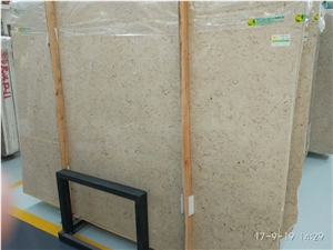 Discount Iran Cream Fossil Beige Limestone Tiles Slabs Panel Cut for Flooring Limestone Wall Covering Shell Stones Limestone French Opus Pattern Gofar