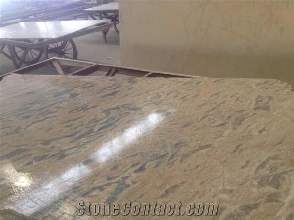 Natural China Apollo Forest Wood Multicolor Yellow Marble Tiles Slabs for Marble Floor Covering Wall Covering Marble French Pattern Gofar