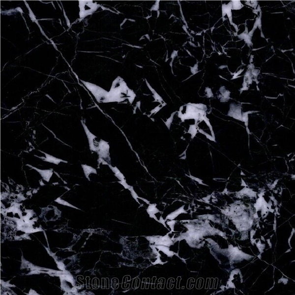 Oriental Black Nero Marquina Marble Tiles Slab,,Mosa Classic Marble Cut to Size for Bath Room Wall Hotel Floor Covering Skirting Pattern-Gofar