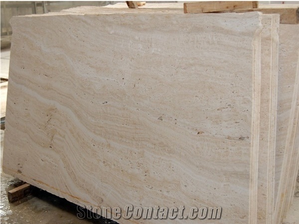 Polished Beige Ivory Trvertine Slabs Tiles, Ivory Light Travertine for Exterior, Interior, Wall Cladding and Other Design Projects