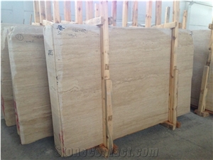 Polished Beige Ivory Trvertine Slabs Tiles, Ivory Light Travertine for Exterior, Interior, Wall Cladding and Other Design Projects