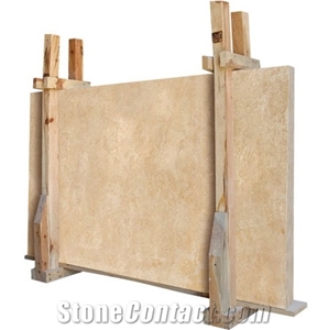 Polished Beige Ivory Trvertine Slabs Tiles, Ivory Light Travertine for Travertine Floor Tiles Interior, Wall Cladding and Other Design Projects