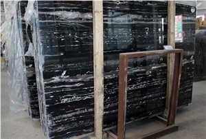Polished China Silver Dragon Marble,White Black Vein Marble,Tile Slabs for Marble Floor Covering Tiles Marble Skirting Gofar