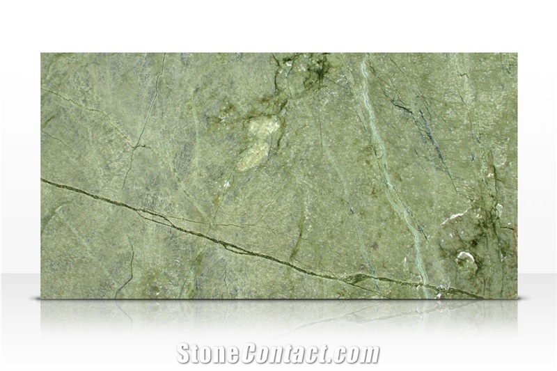 Polished China Verde Ming Green Marble Tiles Slabs Panel Cuts for Interior Marble Floor Covering Tiles Wall Covering Tiles Pattern Gofar
