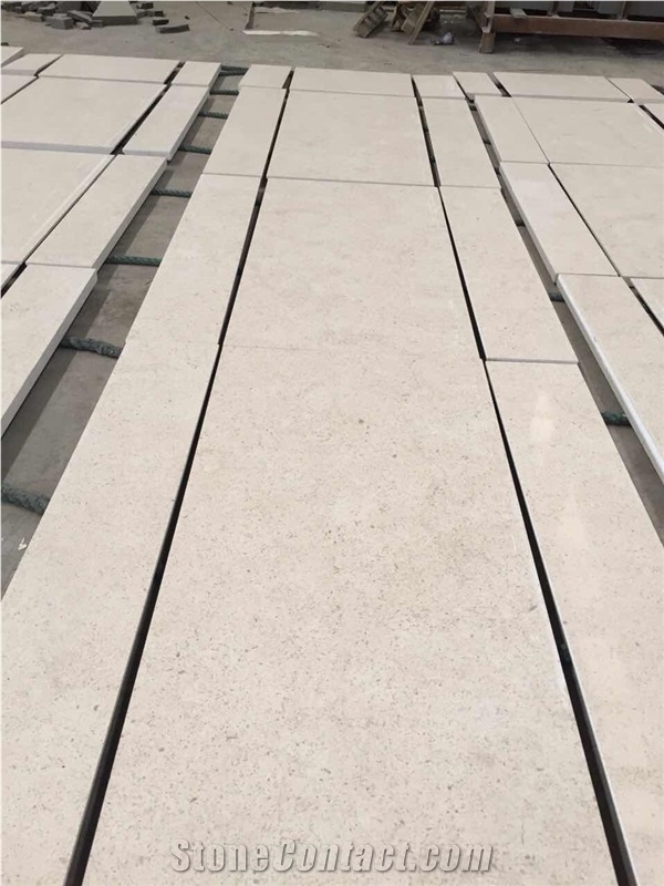Polished Portugal Beige Limestone Tiles Slabs Panel Cuts for Flooring,Limestone Wall Tiles Opus Pattern French Pattern Gofar