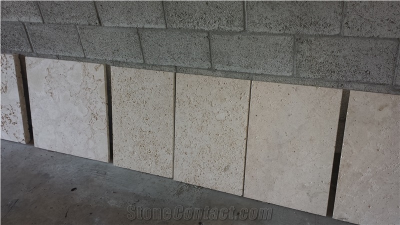 White Coral Stone Tiles, Boca Chica Coral Stone