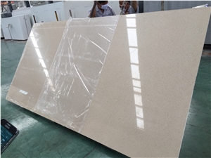 Cheap Beige Quartz Stone Slab in China, 2cm White Engineered Quartz Slabs in Canada,3cm Solid Surface,White Quartz for Kitchen,Quartz in Usa