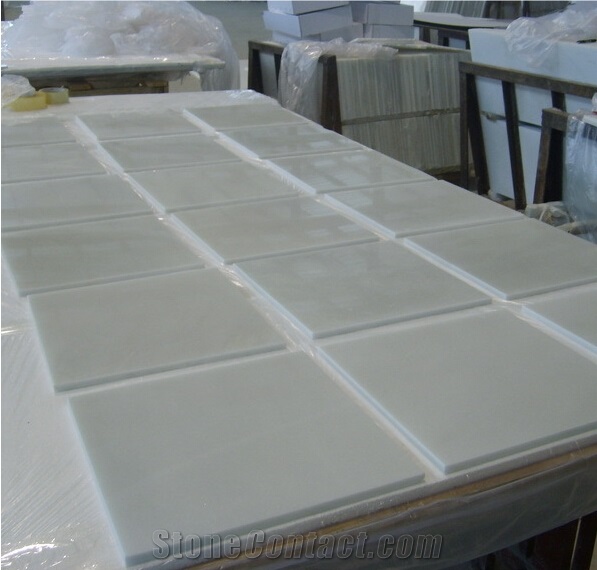 Thassos Crystal Pure White Marble Tile Home Floor Use