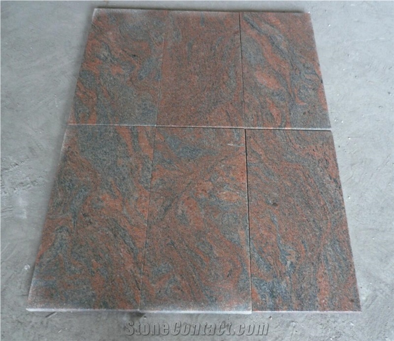 Red Symphony Granite,Multicolor Red in China,Tile and Slab for Wall Covering and Floor Use,Direct Factory Own Quarry with Ce Certificate,Cheap Price
