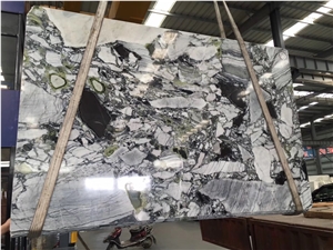 White Beauty Marble,Ice Jade Green Marble,Primavera Marble,Ice Connect Marble,In China Stone Mark,White and Green Marble