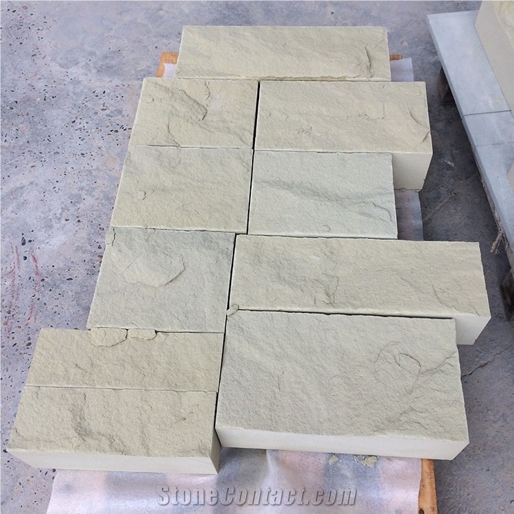 Beige Sandstone Honed Surface for Swimming Pool Coping