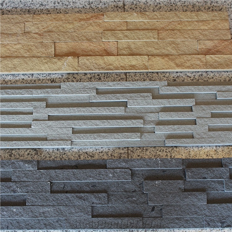 Natural Sandstone Wall Cultured Stone Cladding